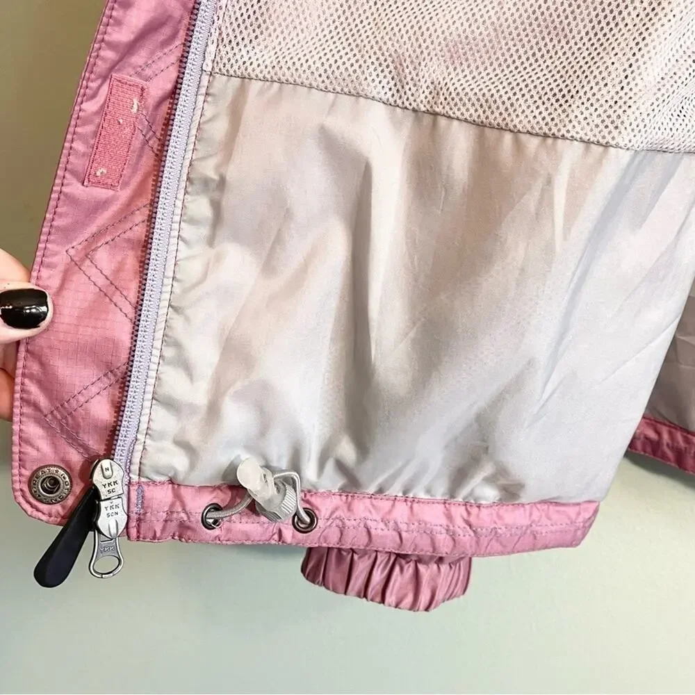 Woolrich Women's Zip Up Windbreaker Light Pink Size Medium - Picture 8 of 16